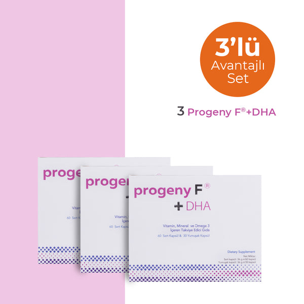 Progeny F®+DHA 3 boxes