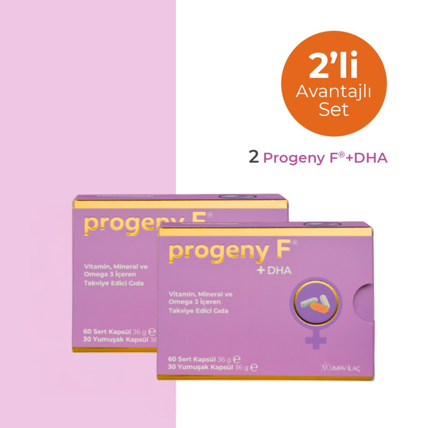 Progeny F®+DHA - 2'li Avantajlı Set