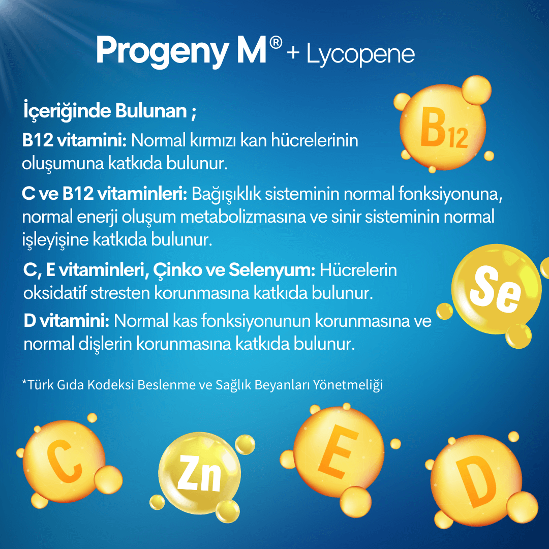 Bebeğe Hazırlık Paketi (1 Aylık) - 2 Kutu Progeny M®+Lycopene & 1 Kutu Progeny F®+DHA