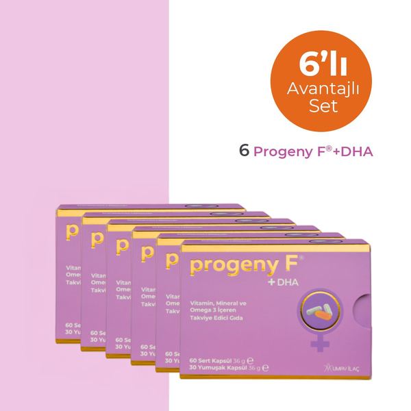 Progeny F®+DHA - 6'lı Avantajlı Set