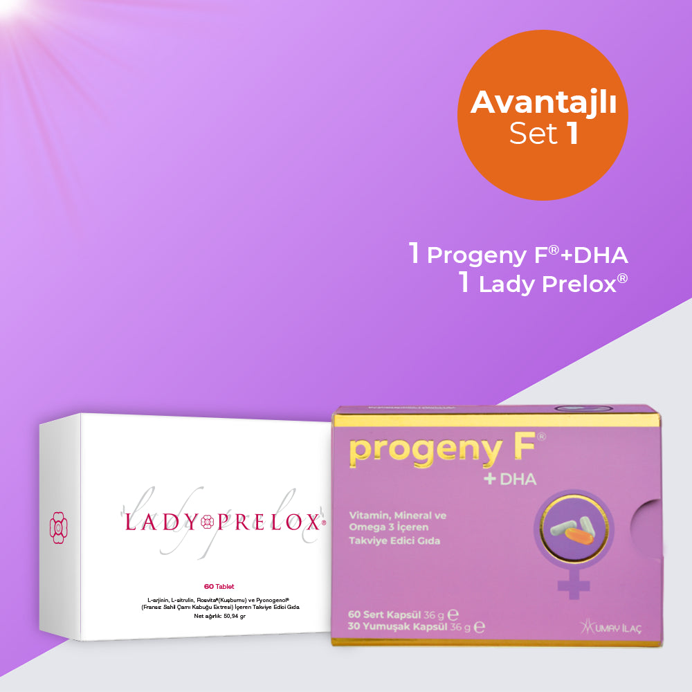 Progeny F®+DHA & Lady Prelox® - Avantajlı Set 1