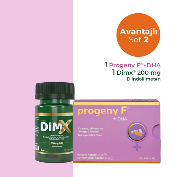 Avantajlı Set 3 - DimX®  & Progeny F®+DHA