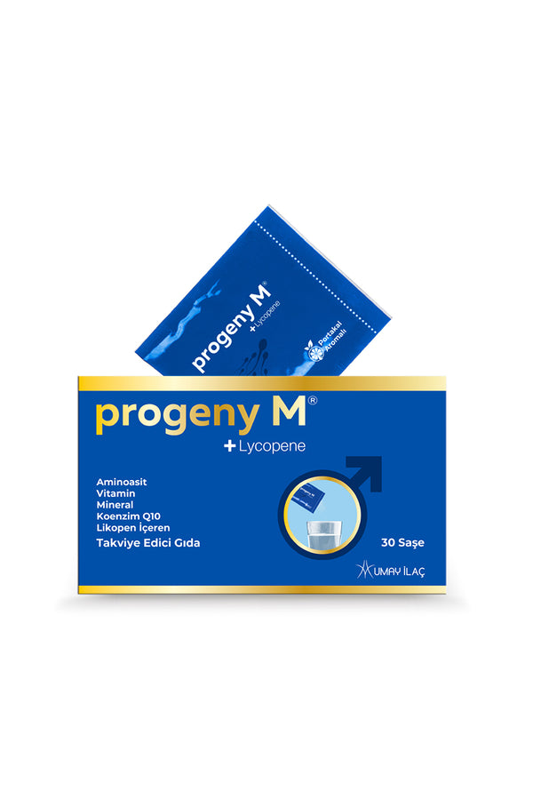 Progeny M®+Lycopene / Sperm Sayısı, Konsantrasyonu ve Hareketliliğine Katkıda Bulunan Vitamin ve Mineralleri İçeren Gıda Takviyesi