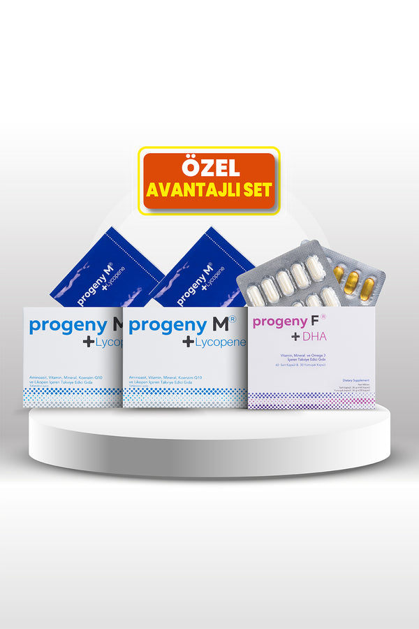 Progeny M®+ликопин 2 коробки и Progeny F®+DHA