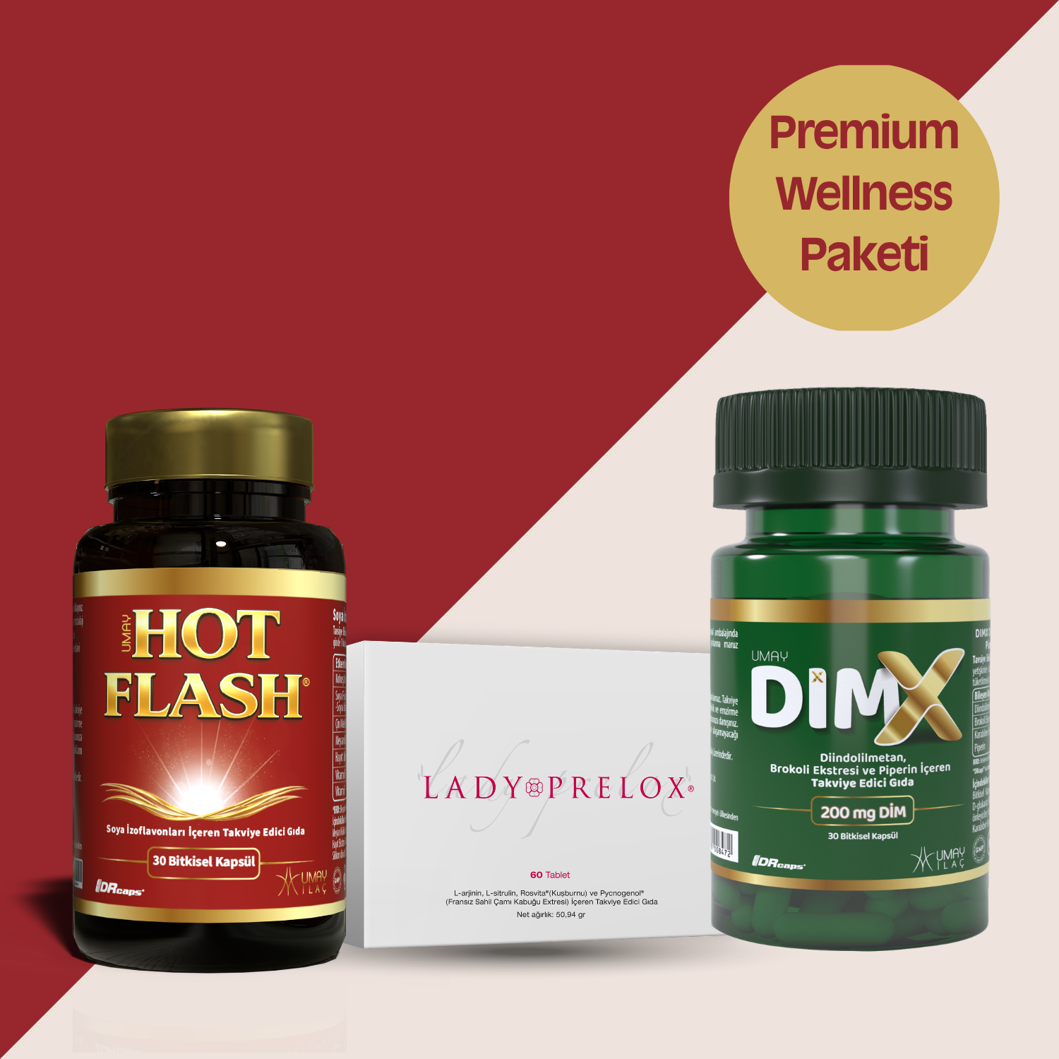 HOT FLASH® & DIMX® & Lady Prelox®